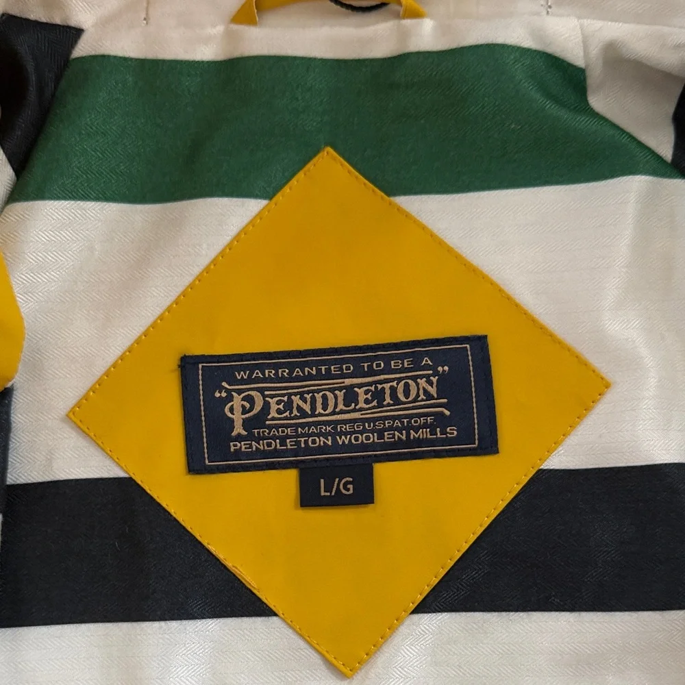 Pendleton Bright Yellow Hooded Raincoat - Picture 3 of 6